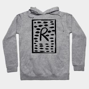 The painting of the letter R Hoodie